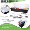 thumbnail image 5 of Gandeer 2 Ice Cooled Garnish Tray Deck Bar Garnish Caddy Condiment Containers, 5 of 6