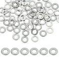 thumbnail image 1 of Uxcell M3 x 6mm Ensemble de Rondelles Métalliques, 66 Pcs Rondelles Plates en Acier Inoxydable 304, 1 of 6
