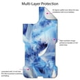 thumbnail image 4 of DistinctInk Custom SKIN / DECAL compatible with OtterBox Commuter for iPhone 11 (6.1" Screen) - Blue Feathers, 4 of 5