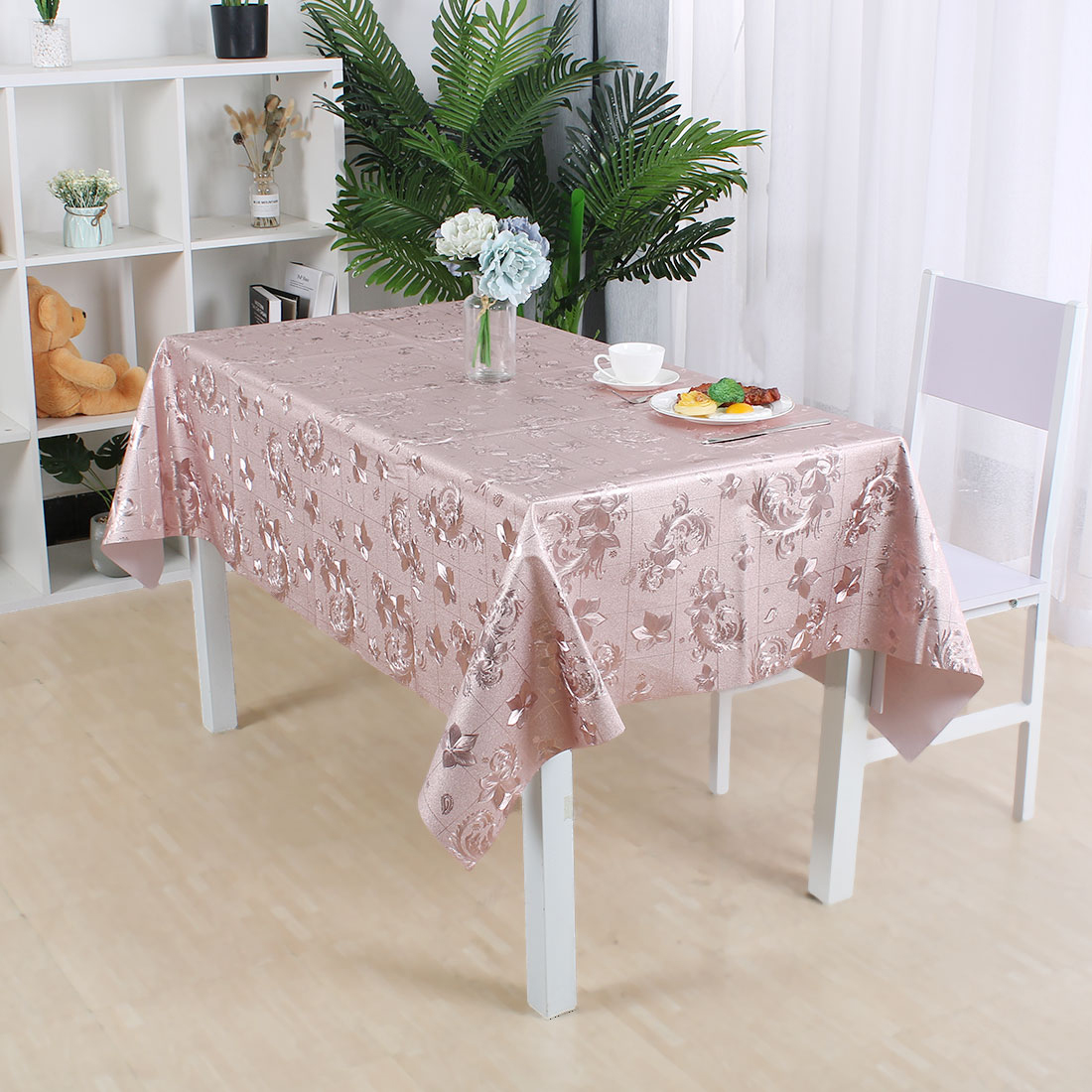 Rectangle Tablecloths PVC Table Cover Indoor Outdoor Tabletop Party