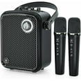 thumbnail image 1 of Altavoz Portátil de 70W con Micrófono, Amplificador de Voz con 2 Micrófonos Inalámbricos, Sistema de Altavoces Pequeño PA, Máquina de Karaoke, para Hablar en Público, Eventos, Cantar - S100Pro, 1 of 8