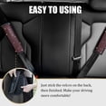 thumbnail image 4 of 2 Pcs Car Seat Belt Covers, Universal Car Seat Belt Pads Cover, Car Seat Belt Strap Cover Shoulder Pad, Bling Seat Belt Covers for Women, Car Interior Accessories, Red, 4 of 12