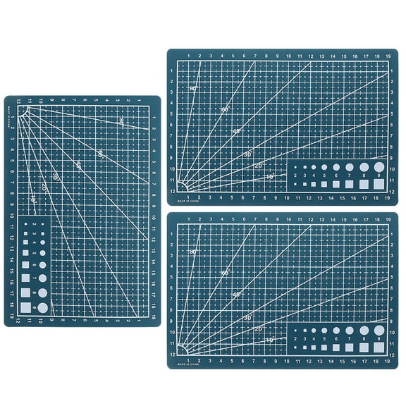 3pcs Cutting Board For Crafts Cutting Mat For Sewing Plastic Cutting Mat Fabric Cutting Mat Cutting Mat Versatile A5 Double-Sided Cutting Mat For Crafts