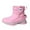Pink Boots, variant on YMUQEIGH Winter Snow Boots for Boy and Girl Outdoor Waterproof with Fur Lined(Toddler/Little Kids)