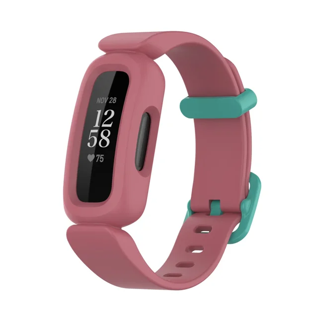 Silicone Replacement Smart Watch Band for Fitbit Ace 3/Inspire 2, Kids' Gel Strap, Model FBB0269, New