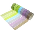 thumbnail image 1 of GOOHOCHY Washi Decorativa Morada Para Manualidades Adhesiva Para Álbumes Y Diarios, 1 of 6