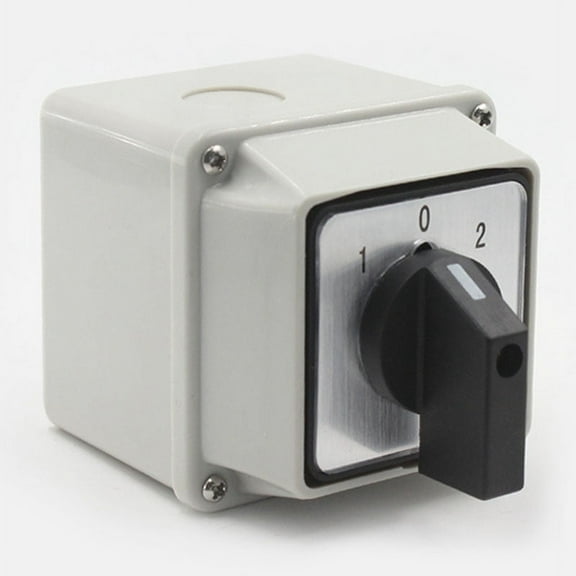 SENRISE 3 Position Rotary Changeover Switch with IP65 Enclosed Current 20A 25A 32A 63A
