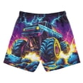 thumbnail image 4 of joogoo Boy Swim Trunks Monster Truck Lightning Bathing Beach Board Shorts 5T, 4 of 8