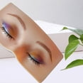 thumbnail image 3 of Tablero de práctica de maquillaje realista 3D, entrenamiento de párpados de pestañas, práctica de silicona, tablero de práctica de maquillaje de ojos Colco Tablero de práctica de maquillaje, 3 of 8