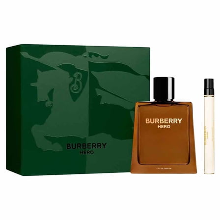 Burberry Hero for Men 2 PC Set: 3.3 oz Eau de Parfum  Spray   0.34 oz EDP Spray