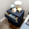 thumbnail image 5 of Max & Lily Nightstand with Storage Drawer, Small Solid Wood Bedside, Side Tables for Bedroom, 5 of 7
