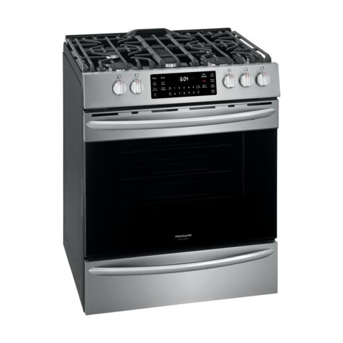 Frigidaire FGGH3047VF 30 Gallery Series Gas Range with 5 Sealed Burners griddle True Convection Oven Self Cleaning Air Fry Function in Stainless Steel - image 4 of 14