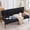 Black, variant on Futon Mattress Queen Size 8 Inch, Foldable Floor Mattress with High Density Shredded Foam, Medium Firm Japanese Style Sleeping Pad for Guest Room, Bedroom or Living Room (Frame Not Included)