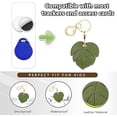 thumbnail image 3 of Leather Keychain for Airtag, Cute Protective Keychain Holder Compatible with Apple Air Tag,GPS Case Cover for Keys, 3 of 7