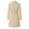 thumbnail image 4 of LYXSSBYX Women Long Sleeve Shacket Jacket Hot Sale Clearance Fashion Womens Warm Faux Coat Cardigan Winter Solid Long Sleeve Outerwear, 4 of 8
