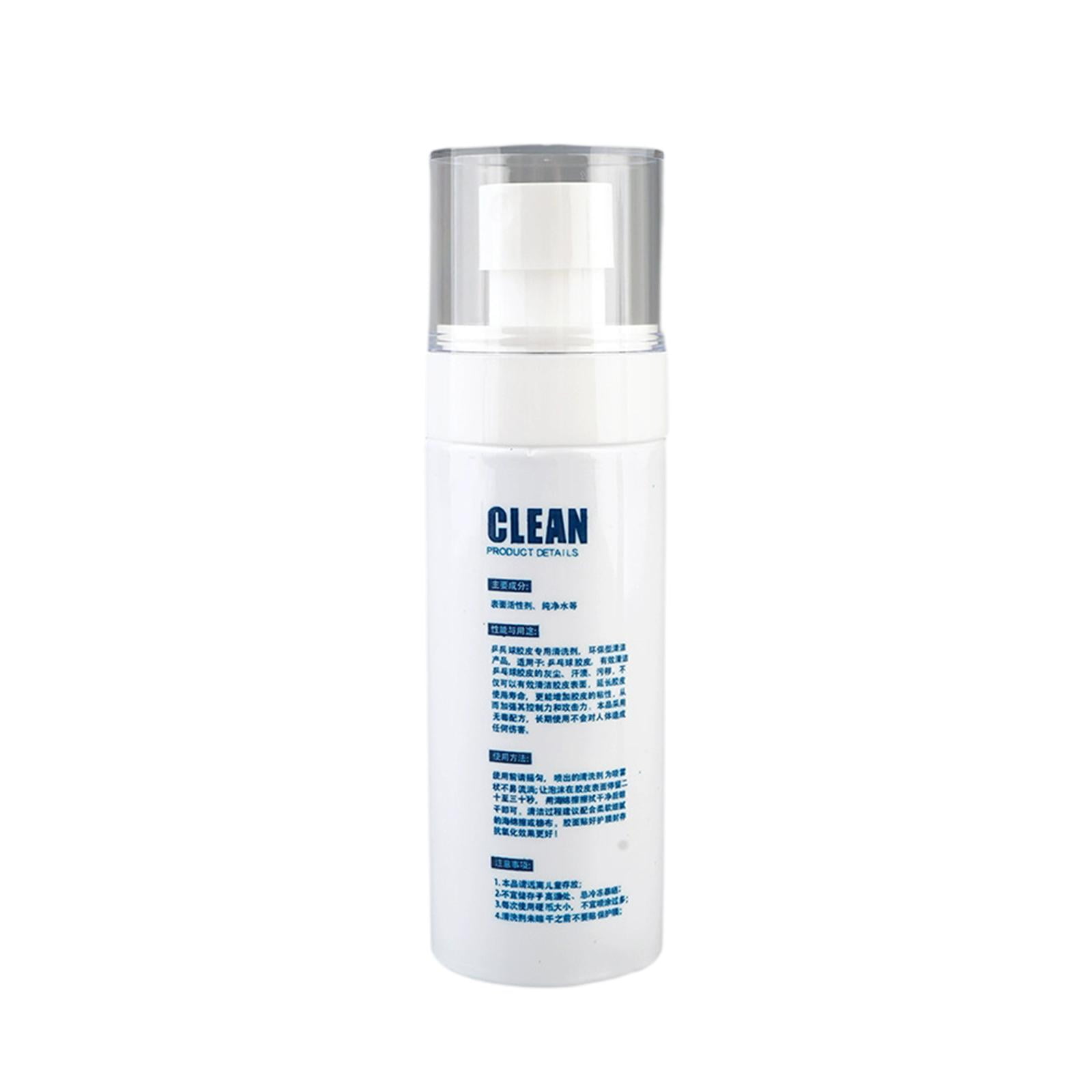 Rubber Cleaner Table Tennis Paddle Racket Care Tool 110ml PP Bottle for Enhanced Grip Sports Players Use