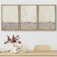 thumbnail image 3 of PixonSign Framed Canvas Print Wall Art Set Gray Pastel Watercolor Color Field Abstract Shapes Illustrations Modern Art Bohemian Nordic Relax/Calm - 24"x36"x3 Natural, 3 of 5