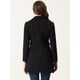 thumbnail image 4 of Abrigo para Mujer con Solapa y Botones Abrigo de Invierno Negro M, 4 of 5