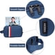 thumbnail image 2 of Bolsa de lavado portátil con separación de ropa seca y húmeda, bolsa de almacenamiento de viaje con estante de gran capacidad, 2 of 5