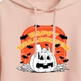 thumbnail image 3 of Peanuts - Retro Halloween - Juniors Cropped Pullover Hoodie, 3 of 6