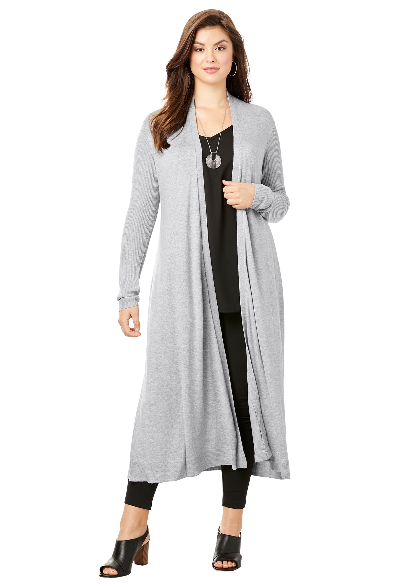 ankle length duster cardigan