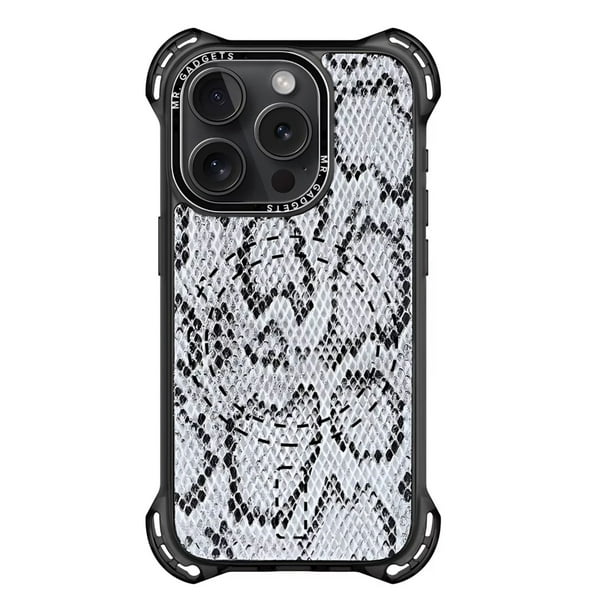 Funda Uso Rudo Para iPhone Magsafe Ultra Bounce Animal Print Protector Iphone 13/14 / Piton