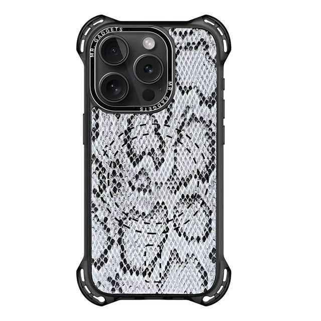 Funda Uso Rudo Para iPhone Magsafe Ultra Bounce Animal Print Protector Iphone 13/14 / Piton