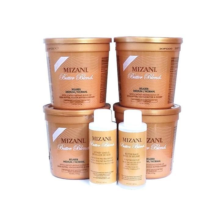 Mizani Butter Blend Relaxer Kit 4 Applications Medium Normal