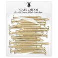 thumbnail image 2 of Cauldham Bright Brass Wood Screws #9 x 2-1/4 Inch for Door Hinges - 25 pack, 2 of 7