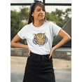 thumbnail image 2 of Bengal Tiger Head T-Shirt Women -SPIdeals Designs, Female 5X-Large, 2 of 4