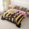 thumbnail image 3 of Erosebridal Pink Ice Cream Drip Twin Quilt Set,Baseball Sport Gamer Print Twin Coverlet Set For Kids,2 Pieces, 3 of 7