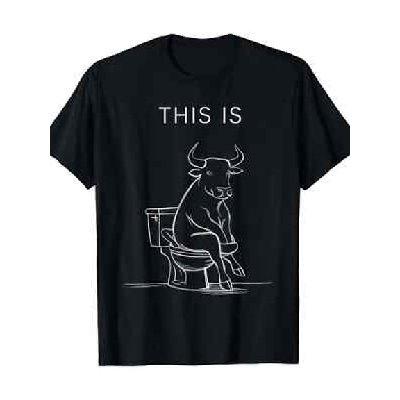 Velto Unisex Bull Graphic T-Shirt | 100% Cotton, Round Neck, Short Sleeve All Size S-5XL