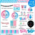 thumbnail image 6 of 118PCS Baby Gender Reveal Party Supplies Gender Reveal Balloons Boy or Girl Banner, Mommy To Be Sash Baby Gender Reveal DecorationsDecorations Balloons Tablecloth Pennant Cutlery Set & Cupcake Topper, 6 of 7