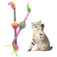 thumbnail image 2 of Cat Teaser Wand Creative Bell Fake Feather Cat Teaser Toy Cat Interactive Toy, 2 of 9