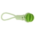 thumbnail image 1 of Pelota para Mascaras Mascotas, Cuerda de Algodón, Juguete para Masticar Perros, Cuerda de Goma Con dispensador de Golosinas de Limpieza, Campana Interactiva Resistente A, 1 of 7
