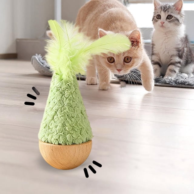 BotaniNest Nteractive For Cats | Wobble Game Cat Teaser With | For Kitchen Living Room Home Apartment Corner Alone Play Area