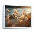thumbnail image 2 of Designart "Sunset Breeze on the Beach I" Nautical & Beach Floater Framed Wall Art Print, 2 of 7