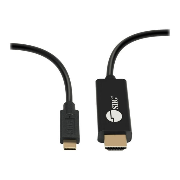 Siig CB-TC0J11-S1 2 m USB-C to HDMI 2.0 with HDR Cable, Black