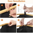 thumbnail image 5 of Lifewit 150L Double Laundry Hamper with Lid, Large Laundry Basket with Bamboo Handles and Removable Laundry Bags, Foldable Clothes Hampers for Laundry for Bedroom, Bathroom, Dorm, Laundry Room, Black, 5 of 5