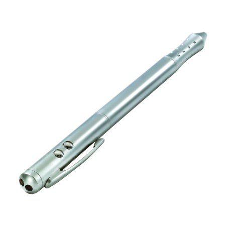 UPC: 0718575280009 | Quartet Four-Function Executive Laser Pointer  Class 2  Silver (MP-2800Q)