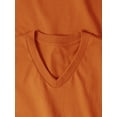 thumbnail image 3 of Hat and Beyond Mens Heavyweight Basic Short Sleeve V-Neck T-Shirts Solid Color, Up to 5XL, 3 of 6