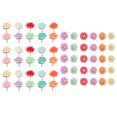 thumbnail image 1 of UPOUART 60Pcs Bulletin Board Pins Assorted Color Cute Design for Office Use, 1 of 8