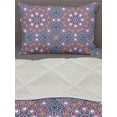 thumbnail image 3 of Moroccan Comforter & Sham Bedding Set, Star Pattern Traditional Oriental Design Middle Inspired, 3 pcs Duvet Set Microfiber Filling Quilt, 5 Sizes, Multicolor, by Ambesonne, 3 of 4