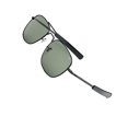 thumbnail image 2 of Jumpingount Gafas de sol de montura cuadrada con lentes polarizadas para gafas de sol de aviación de moda de visión mejorada Lentes lente gris, 2 of 6