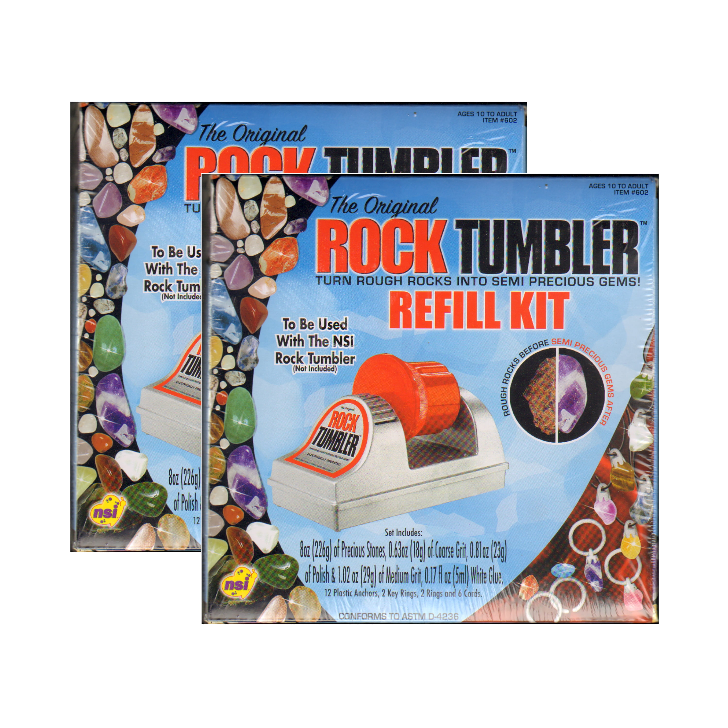 Imagine Nation Nsi The Original Rock Tumbler Refill Kit (Pack - Walmart.com