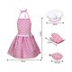thumbnail image 3 of Kids Kitchen Playset with Chef Costume and 11-Piece Cooking Supplies for Role Play in Assorted, 3 of 4