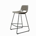 thumbnail image 3 of Gingko Thompson 25 in. Counter Stool - Set of 2 - Gray, 3 of 3