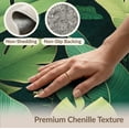thumbnail image 6 of ODIKA Botanical Print Round Monstera Forest Motif Sunset Abstract Mid Pet Friendly & Kids Safe Bedside for Bedroom, Nursery, RV, 6 of 7