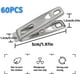 thumbnail image 2 of 60pcs Stainless Steel Laundry Clothes Pins Strong Clamp Clothes Pegs Metal Clips, 2 of 5