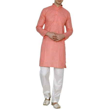 

Royal Men s Khadi Linen Kurta Pyjama Set-Basic Wear